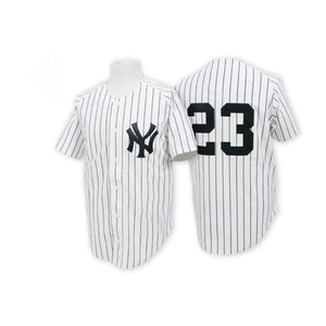 Men's New York Yankees Don Mattingly Authentic White Throwback Jersey