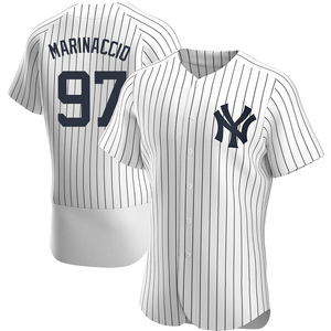 Men's New York Yankees Ron Marinaccio Authentic White Home Jersey
