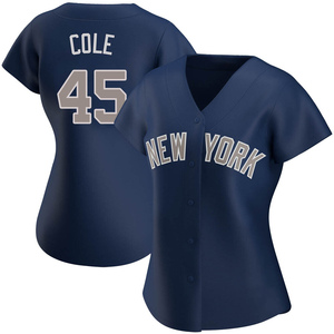 Women's New York Yankees Gerrit Cole Authentic Navy Alternate Jersey