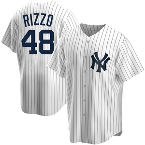 Youth New York Yankees Anthony Rizzo Replica White Home Jersey